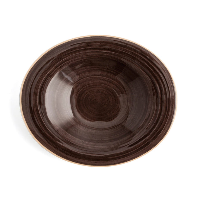 Farfurie Adâncă Ariane Terra Ceramică Maro (Ø 29 cm) (6 Unități)