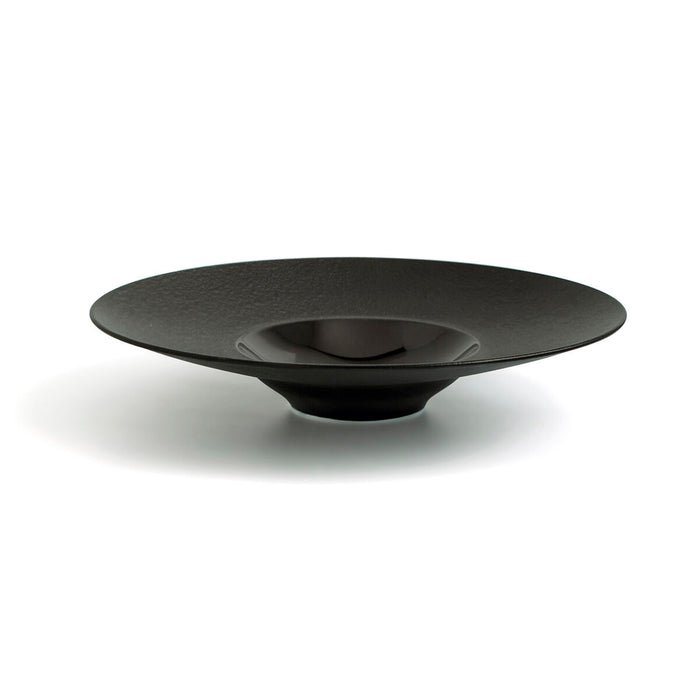 Farfurie Adâncă Ariane Gourmet Ceramică Negru (Ø 28 cm) (6 Unități)