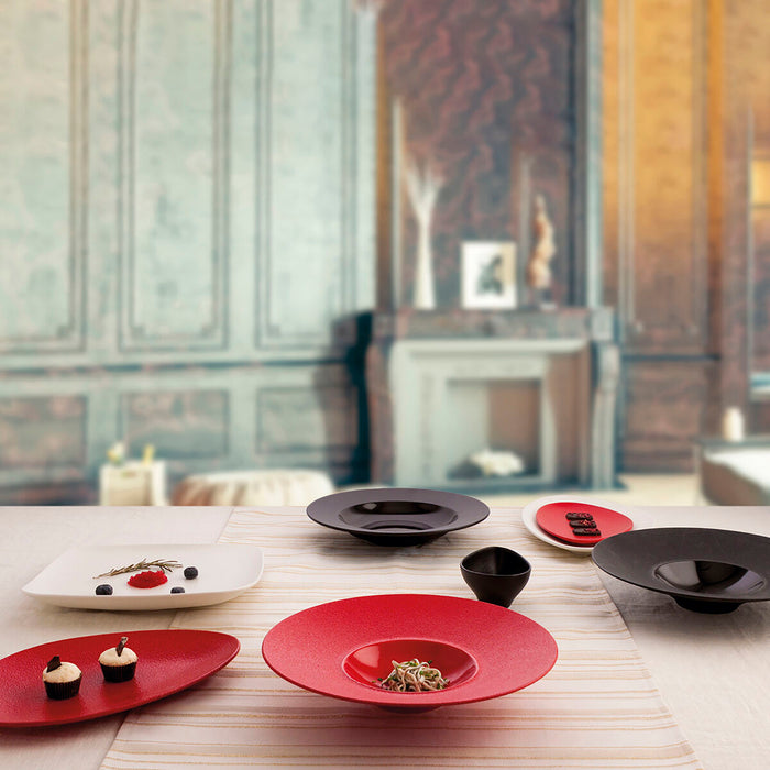 Bol Ariane Antracita Triunghiular Ceramică Negru (12 cm) (12 Unități)