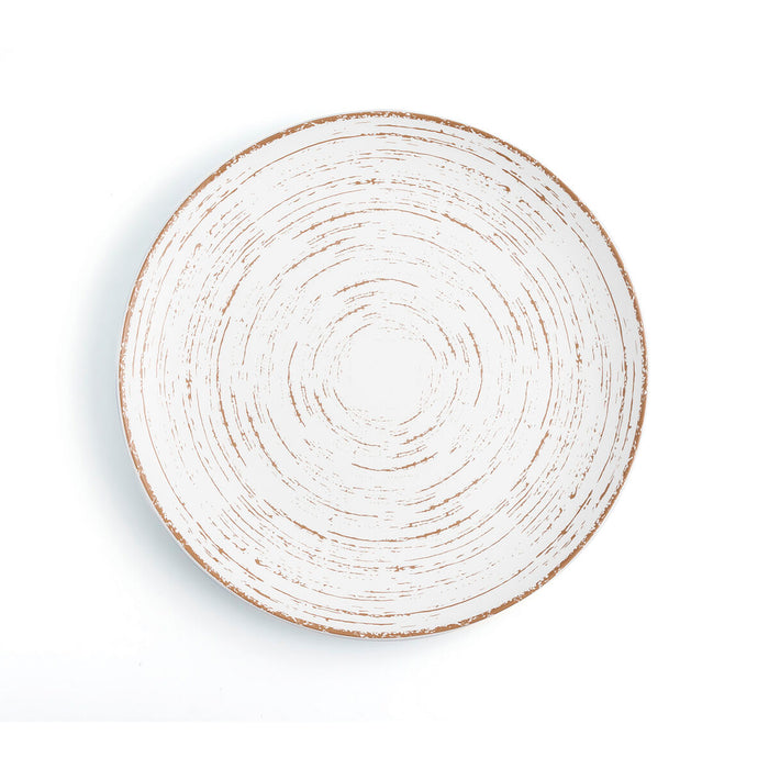 Platou Plat Ariane Tornado White Bicolor Ceramică Ø 31 cm (6 Unități)