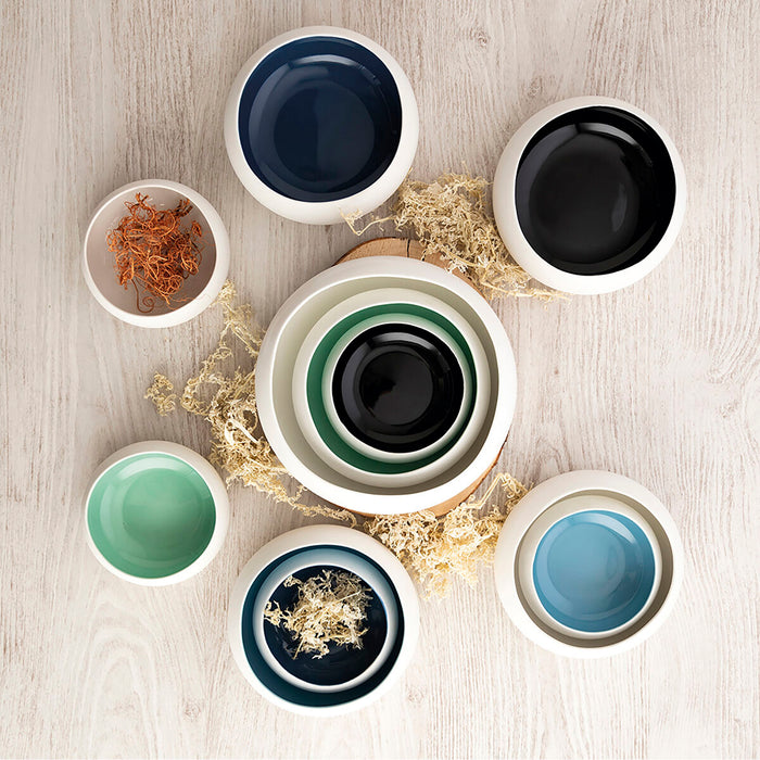 Bol Ariane Organic Ceramică Verde (16 cm) (6 Unități)