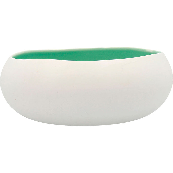 Bol Ariane Organic Ceramică Verde (16 cm) (6 Unități)