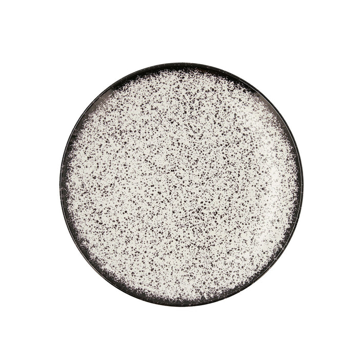 Platou Plat Ariane Rock Negru Ceramică Ø 27 cm (6 Unități)