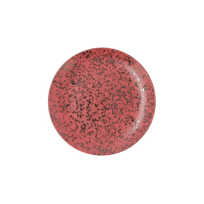 Platou Plat Ariane Oxide Roșu Ceramică Ø 21 cm (12 Unități)