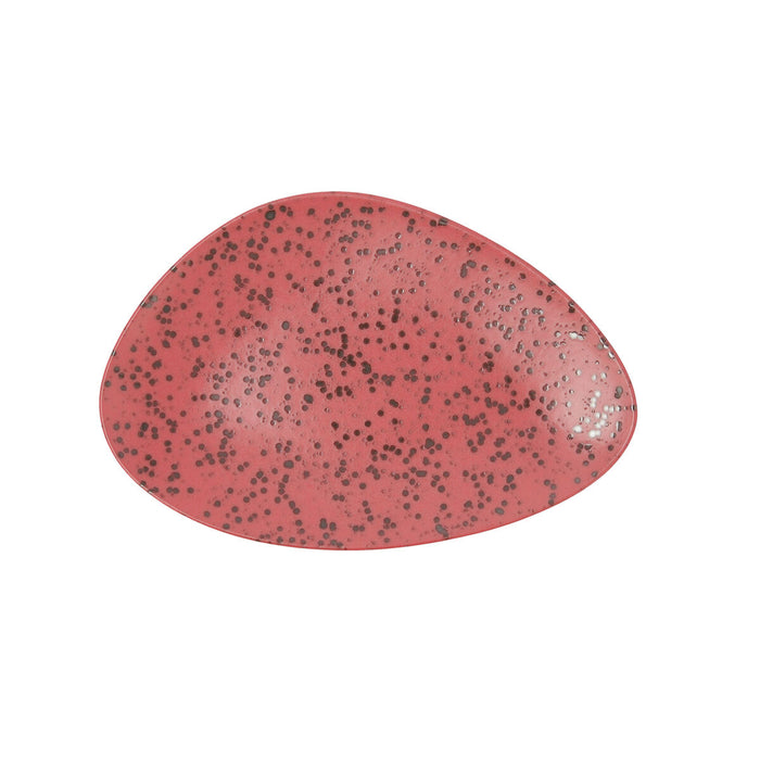 Platou Plat Ariane Oxide Triunghiular Roșu Ceramică Ø 29 cm (6 Unități)