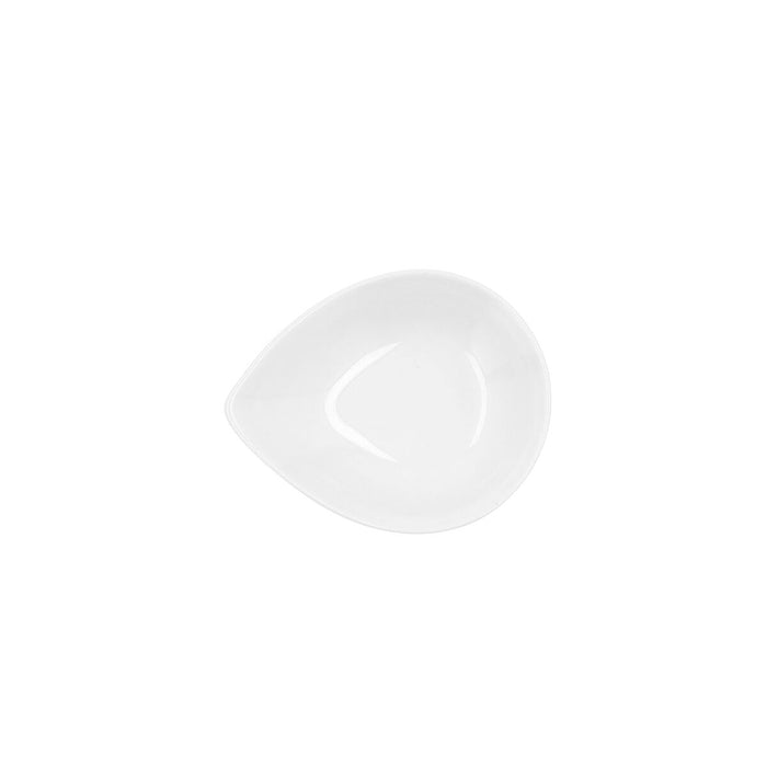 Castron Ariane Alaska Frunză Mini Ceramică Alb (10 x 8 x 2,2 cm) (18 Unități)