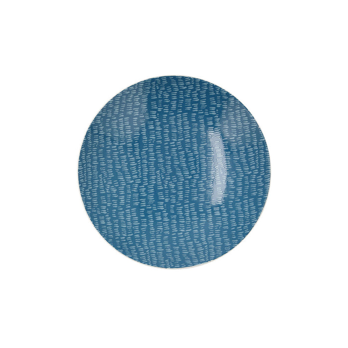 Farfurie Adâncă Ariane Coupe Ripple Ceramică Albastru (20 cm) (6 Unități)