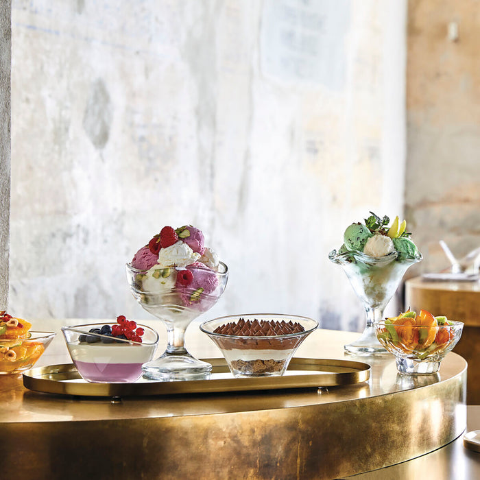 Pahar de îngheţată și milk shake Bormioli Rocco Acapulco Transparent Sticlă (330 ml) (6 Unități)