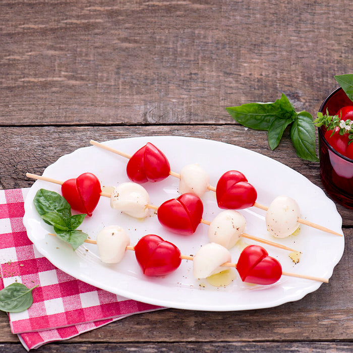 Platou pentru Servire Bormioli Rocco Ebro Oval Alb Sticlă (36 cm) (12 Unități)