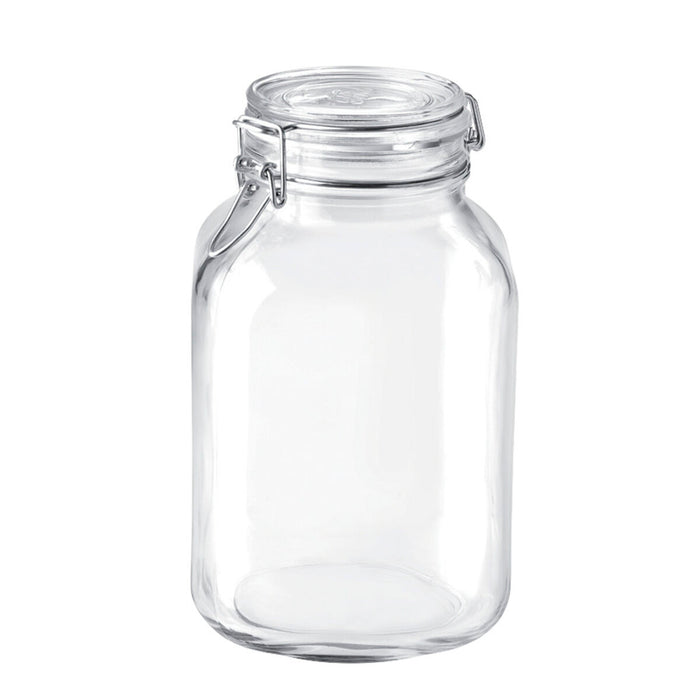 Recipient pentru conservarea alimentelor Bormioli Rocco fido Transparent Sticlă (3 L) (6 Unități)
