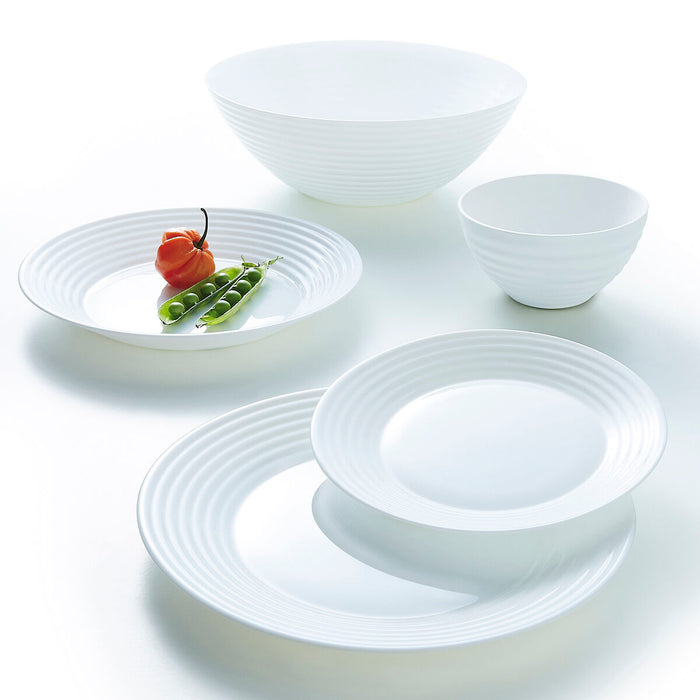 Bol Luminarc Harena Multi-utilizare Alb Sticlă (16 cm) (24 Unități)