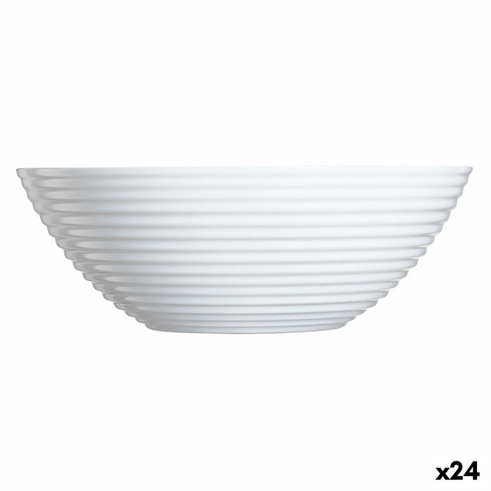 Bol Luminarc Harena Multi-utilizare Alb Sticlă (16 cm) (24 Unități)