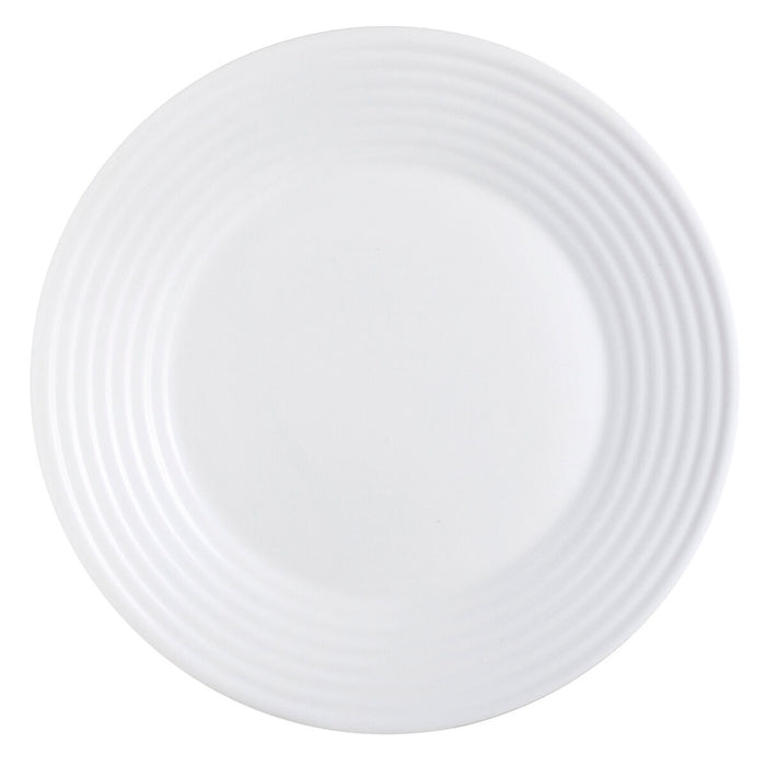 Farfurie Suport Luminarc Harena Alb Sticlă (Ø 27 cm) (24 Unități)