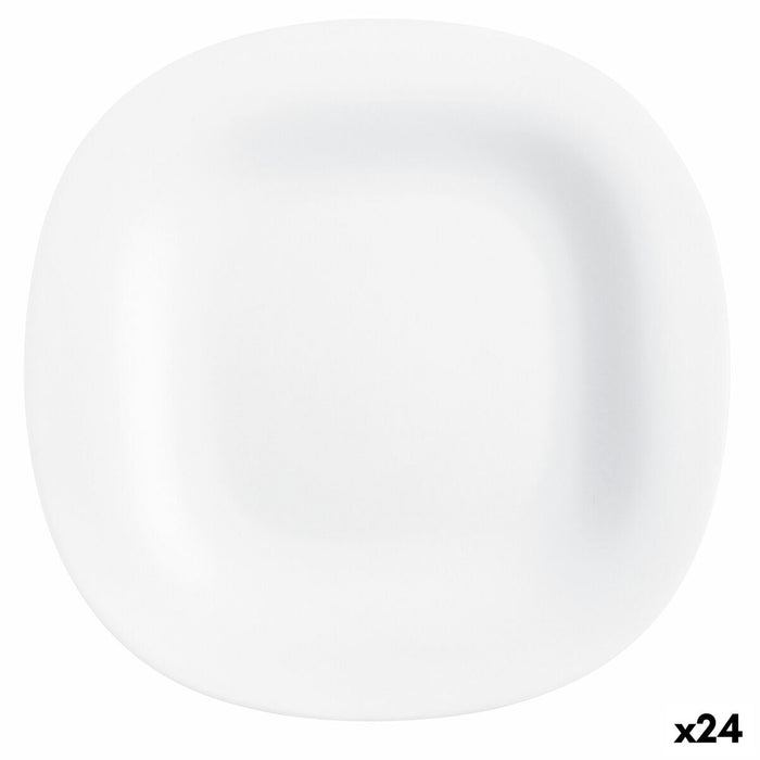Farfurie pentru desert Luminarc Carine Alb Sticlă (19 cm) (24 Unități)