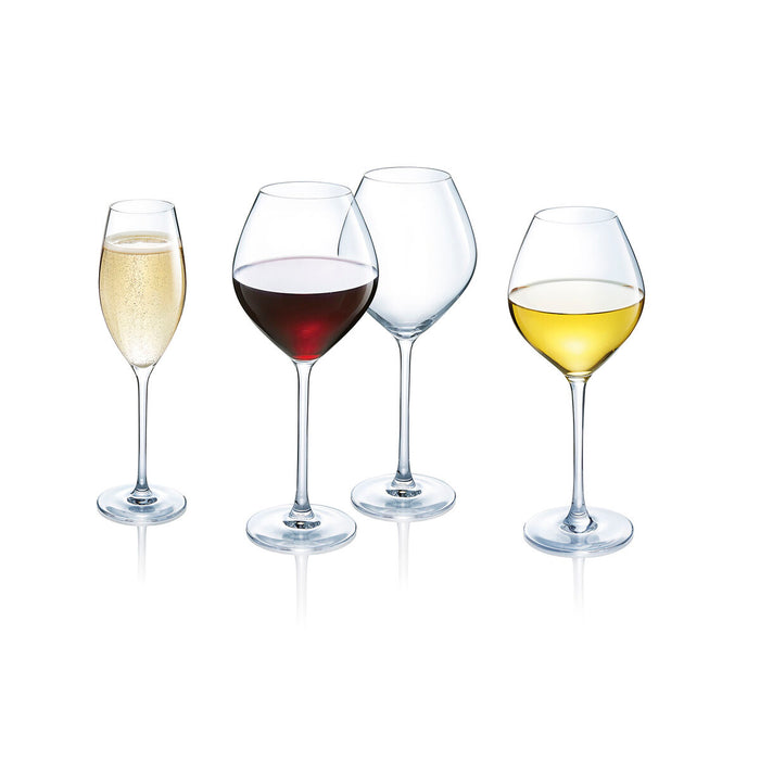 Pahar de șampanie Luminarc Grand Chais Transparent Sticlă (240 ml) (12 Unități)