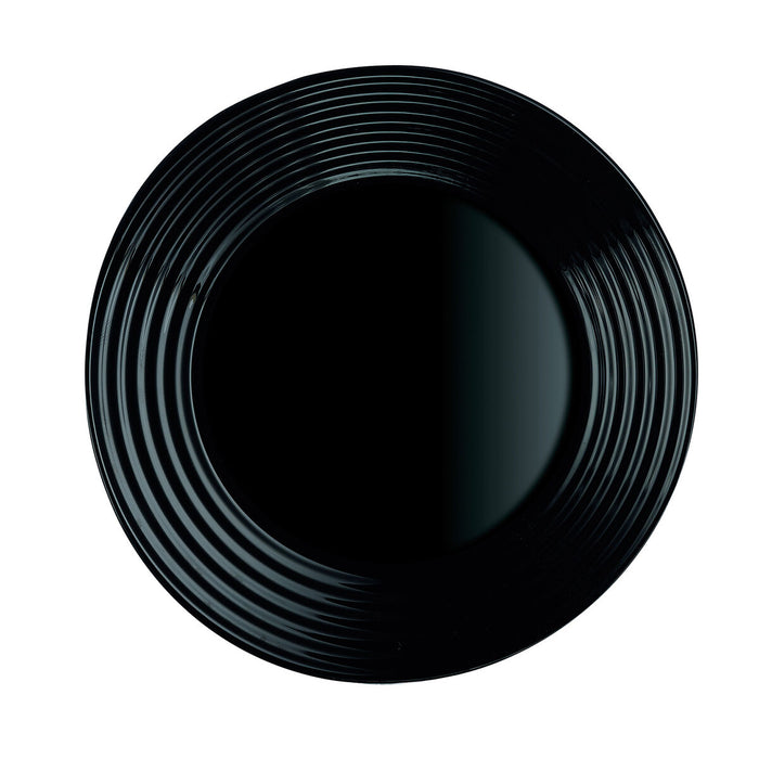 Farfurie pentru desert Luminarc Harena Negru Sticlă (19 cm) (24 Unități)