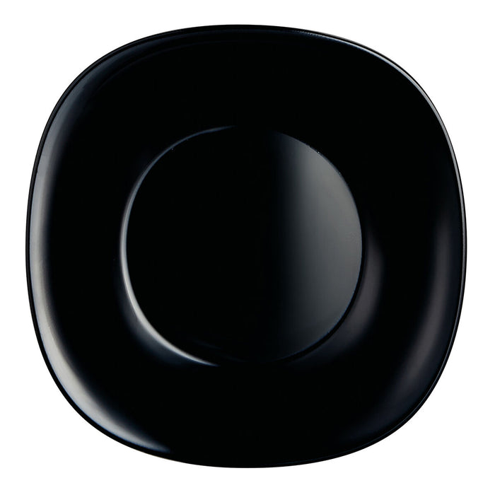 Farfurie Adâncă Luminarc Carine Negru Sticlă (Ø 23,5 cm) (24 Unități)
