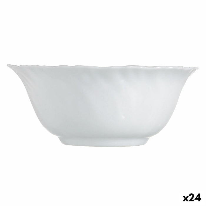 Bol Luminarc Feston Alb Sticlă (12 cm) (24 Unități)