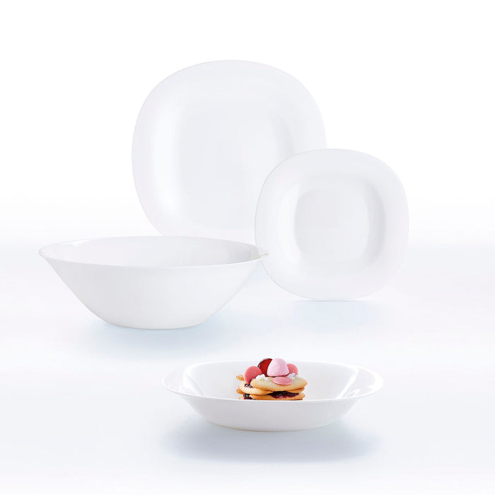 Bol Luminarc Carine Alb Sticlă (12 cm) (24 Unități)