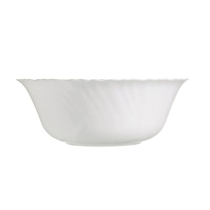 Salatieră Luminarc Feston Alb Sticlă (25 cm) (6 Unități)
