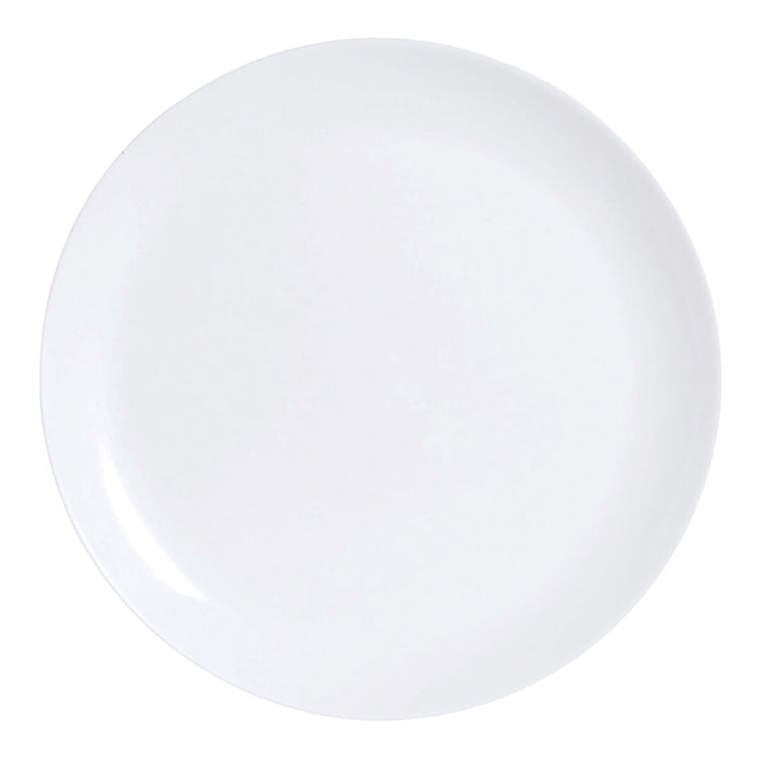 Platou Plat Luminarc Diwali Alb Sticlă 25 cm (24 Unități)