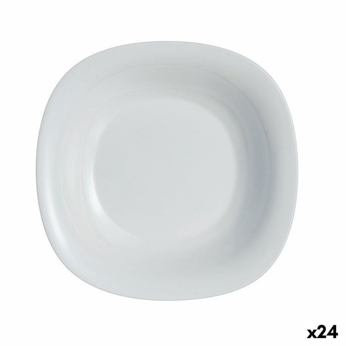 Farfurie Adâncă Luminarc Carine Granit Gri Sticlă Ø 21 cm (24 Unități)