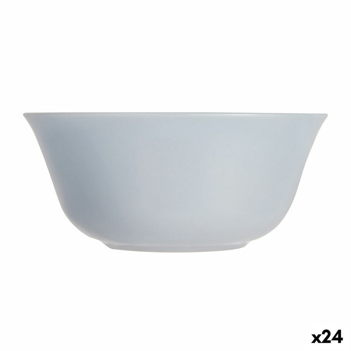 Bol Luminarc Carine Multi-utilizare Gri Sticlă (12 cm) (24 Unități)
