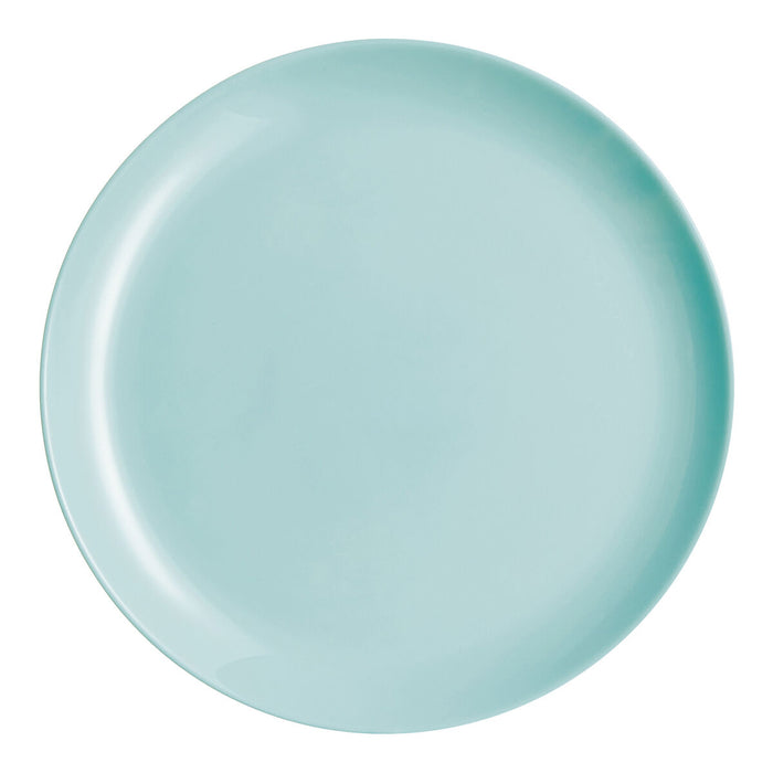 Platou Plat Luminarc Diwali Turquesa Turquoise Sticlă 25 cm (24 Unități)