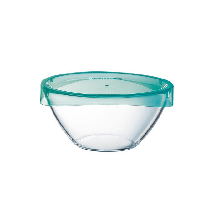 Salatieră Luminarc Keep'n Lagon Transparent Cu Capac Sticlă Ø 17 cm (6 Unități)