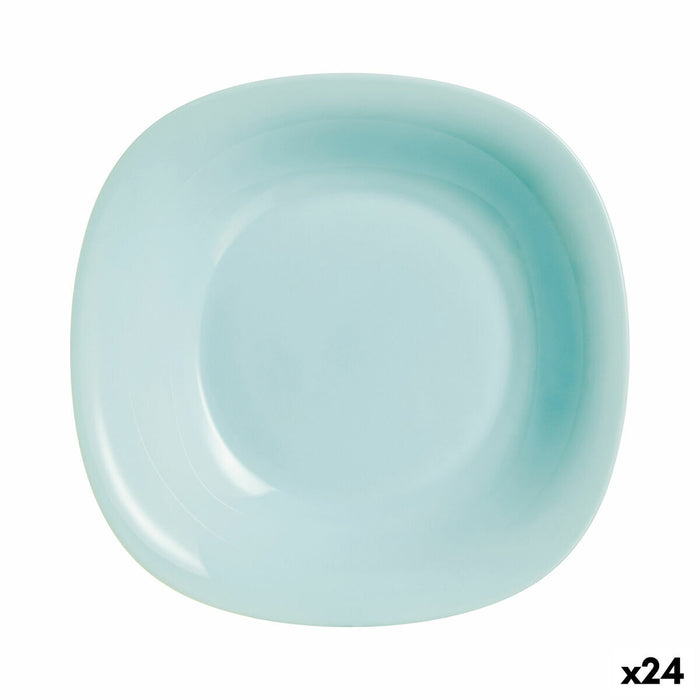 Farfurie Adâncă Luminarc Carine Turquesa Turquoise Sticlă Ø 21 cm (24 Unități)