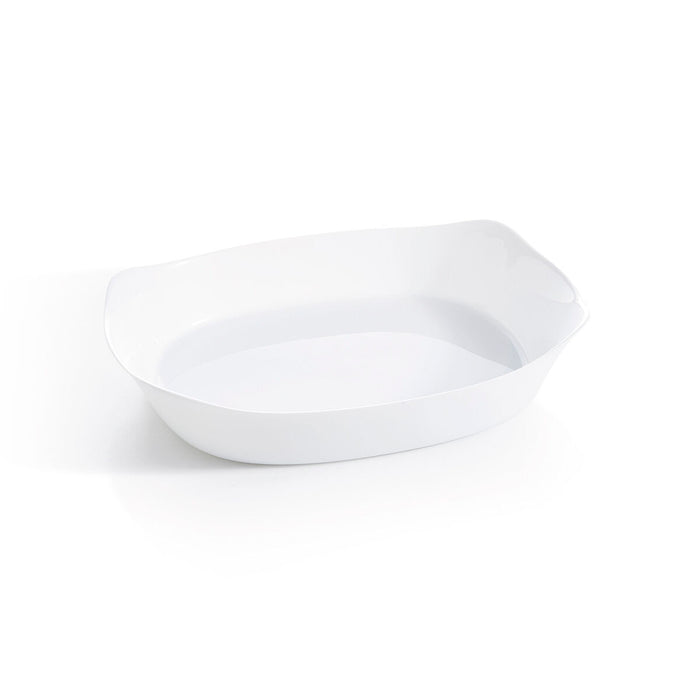 Platou pentru Servire Luminarc Smart Cuisine Dreptunghiular Alb Sticlă 38 x 27 cm (6 Unități)