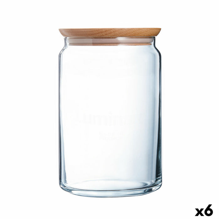 Borcan Luminarc Pav Transparent Sticlă (2 L) (6 Unități)