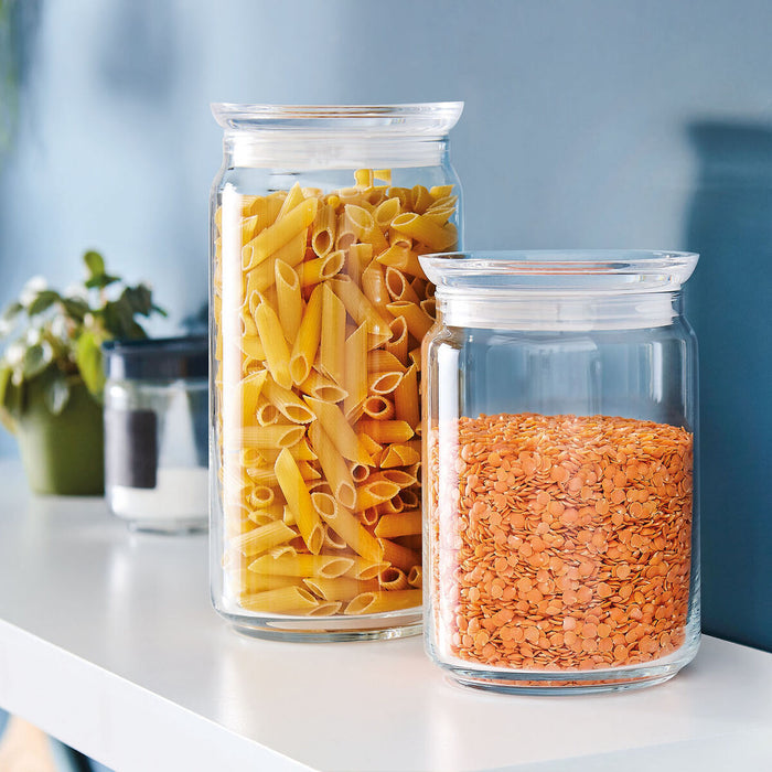 Borcan Luminarc Pav Transparent Silicon Sticlă (1,5 L) (6 Unități)