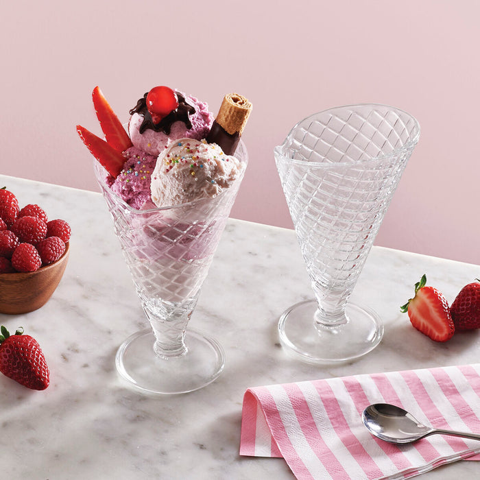 Pahar de îngheţată și milk shake Bormioli Rocco Sticlă (210 ml) (6 Unități)