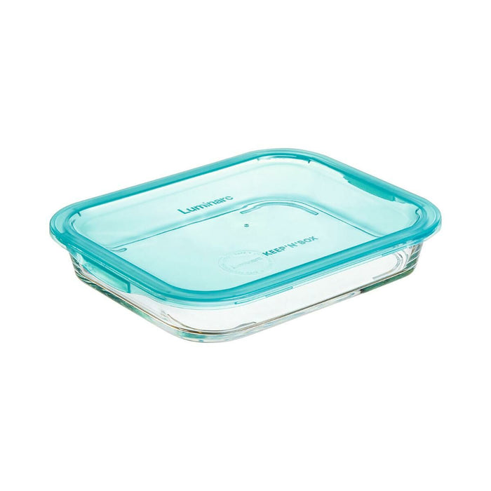 Cutie pentru prânz ermetică Luminarc Keep'n Lagon Turquoise 1,5 L Sticlă (6 Unități)