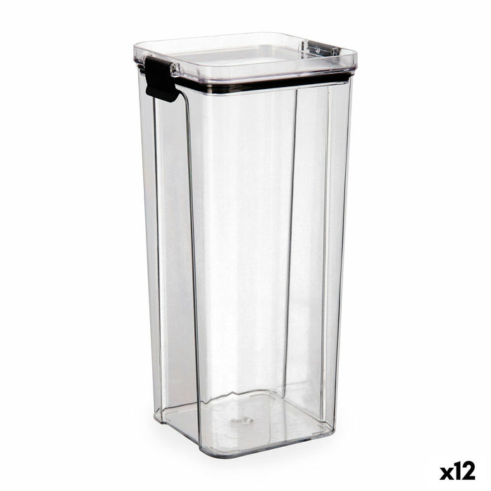 Recipient pentru conservarea alimentelor Quid Cocco Transparent Plastic 1,8 L (12 Unități)