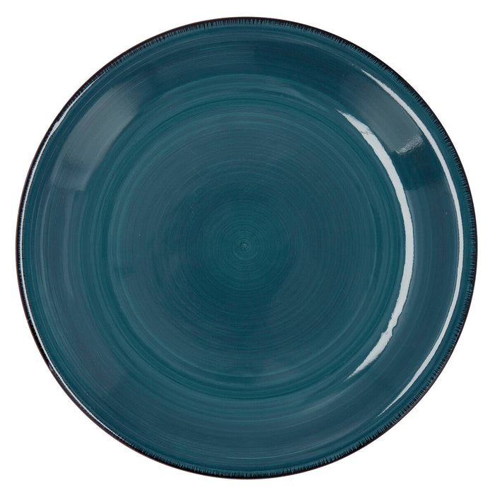Platou Plat Quid Zafiro Vita Albastru Ceramică Ø 27 cm (12 Unități)