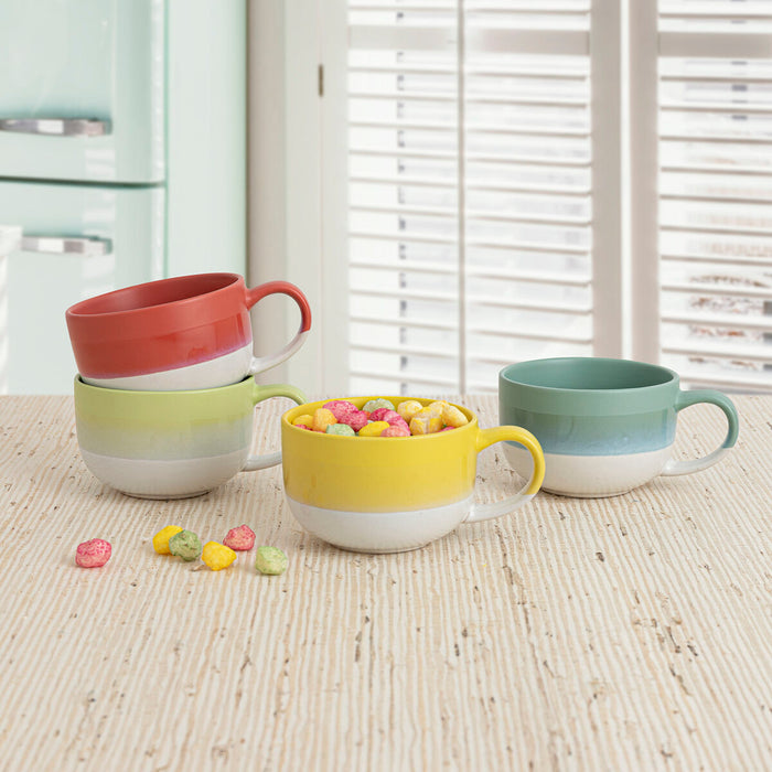 Hrnek Quid Atenua Ceramică Multicolor (460 ml) (12 Unități)