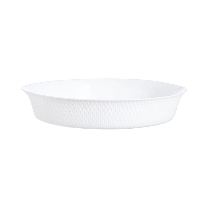 Platou pentru Servire Luminarc Smart Cuisine Rotundă Alb Sticlă Ø 28 cm (6 Unități)