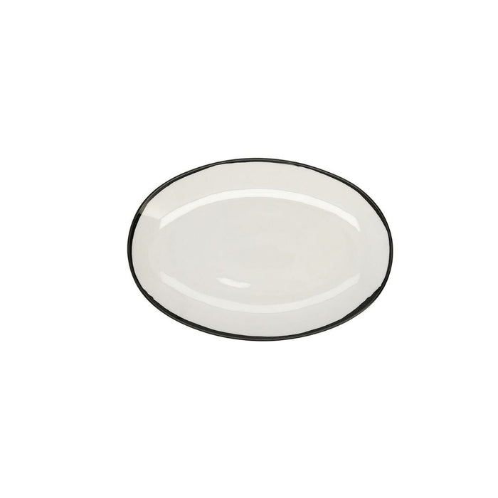 Tavă pentru gustari Ariane Vital Filo Ceramică Alb Ø 26 cm (12 Unități)