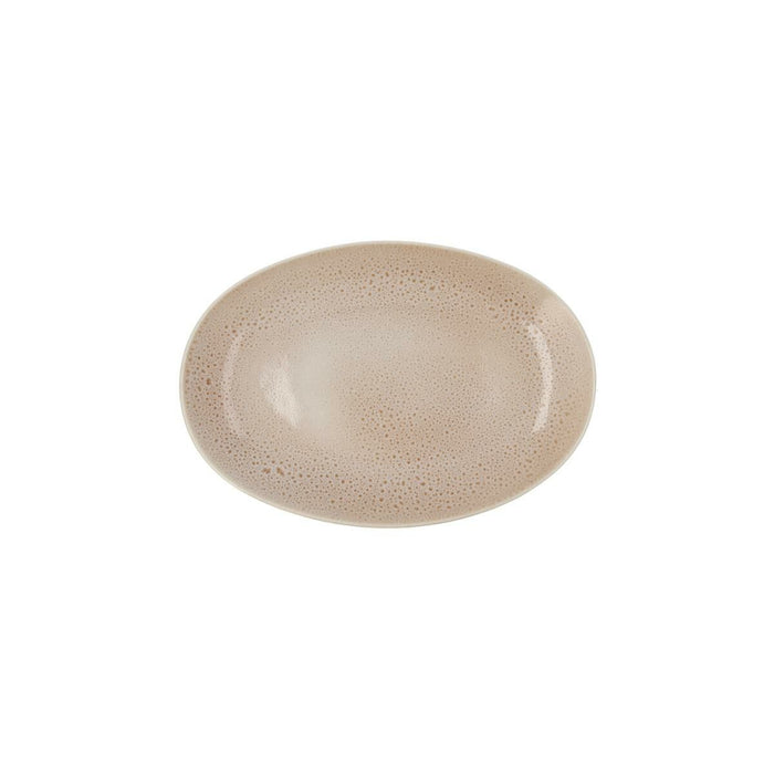 Tavă pentru gustari Ariane Porous Ceramică Bej Ø 26 cm (12 Unități)