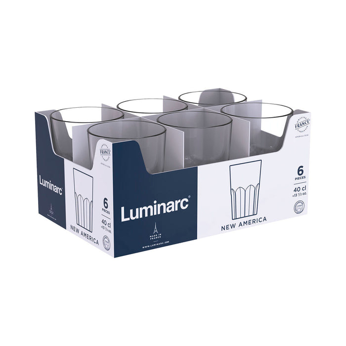 Pahar Luminarc New America Transparent Sticlă 24 Unități 400 ml