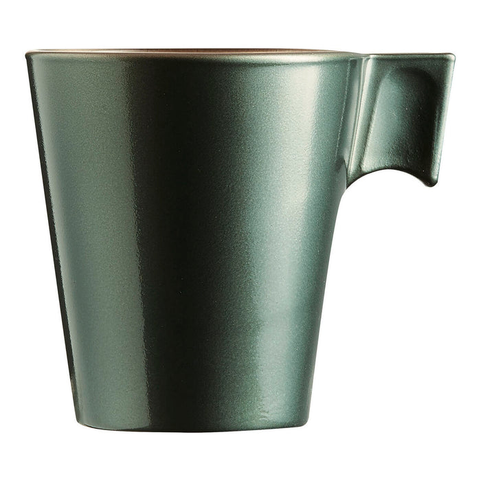 Cană tip Halbă Luminarc Flashy Verde 80 ml Sticlă (24 Unități)