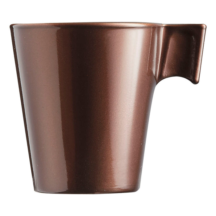 Cană tip Halbă Luminarc Flashy Maro 80 ml Sticlă (24 Unități)