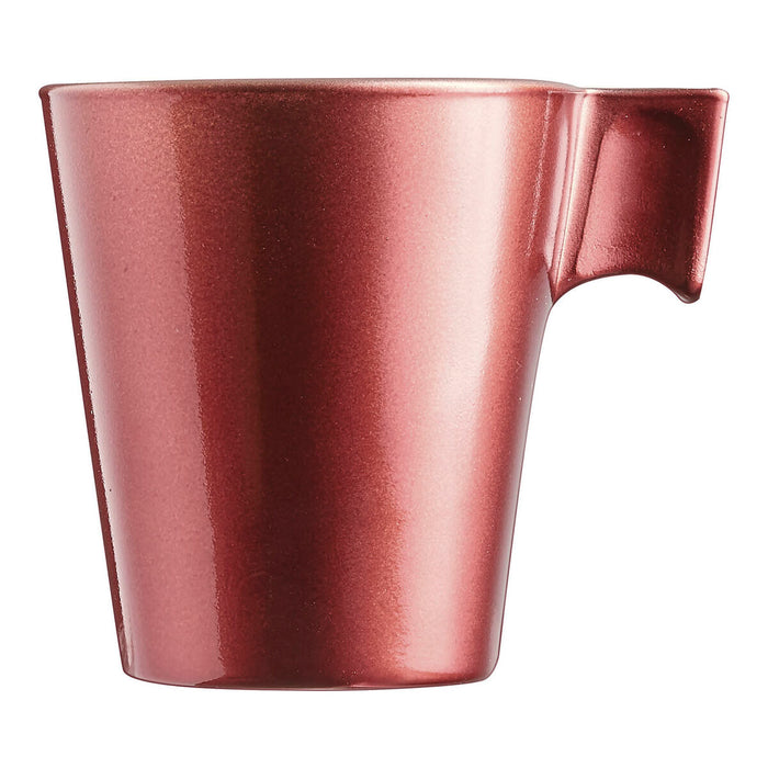 Cană tip Halbă Luminarc Flashy Roșu 80 ml Sticlă (24 Unități)