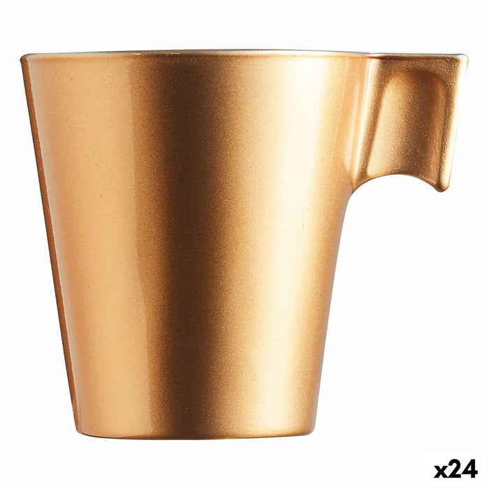 Hrnek Luminarc Flashy Auriu* 80 ml Sticlă
