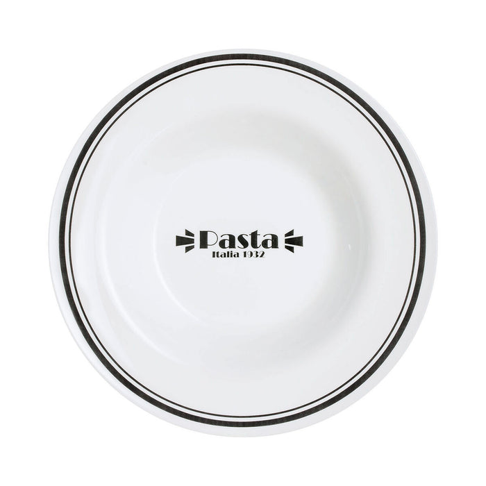 Farfurie pentru Paste Luminarc Friends Time Bistro Alb/Negru Sticlă 28,5 cm (12 Unități)