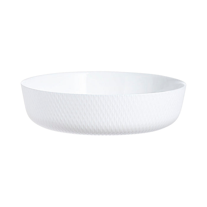 Platou pentru Servire Luminarc Smart Cuisine Alb Sticlă Ø 26 cm (5 Unități)
