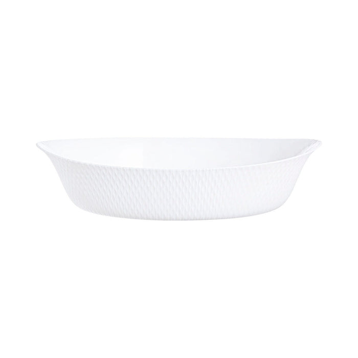 Platou pentru Servire Luminarc Smart Cuisine 32 x 20 cm Alb Sticlă (6 Unități)