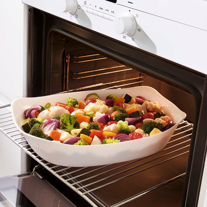 Platou pentru Servire Luminarc Smart Cuisine Alb Sticlă 34 x 25 cm (6 Unități)